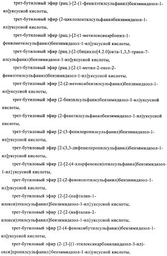 Производные 2-сульфанилбензимидазол-1-илуксусной кислоты в качестве антагонистов crth2 (патент 2409569)