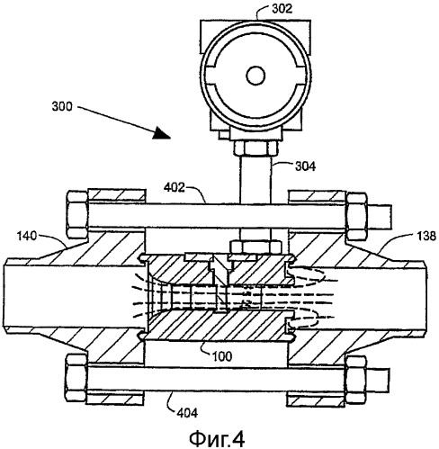 Корпус вихревого расходомера с канавкой на задней поверхности (патент 2469276)