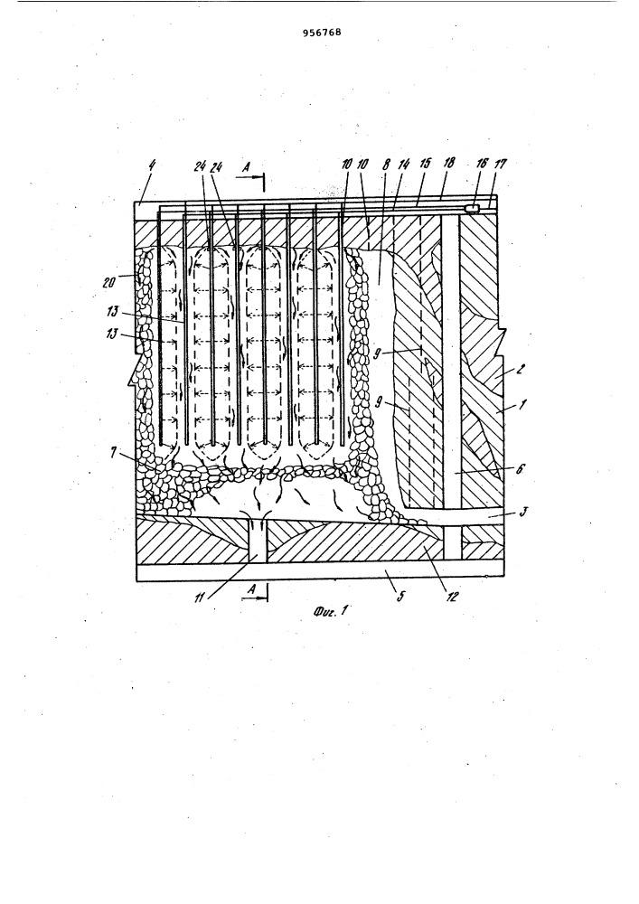 Способ разработки полезных ископаемых подземным выщелачиванием (патент 956768)