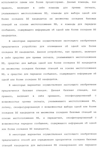 Основанные на местоположении вход в сеть, сканирование сети и передача обслуживания в сети (патент 2483484)