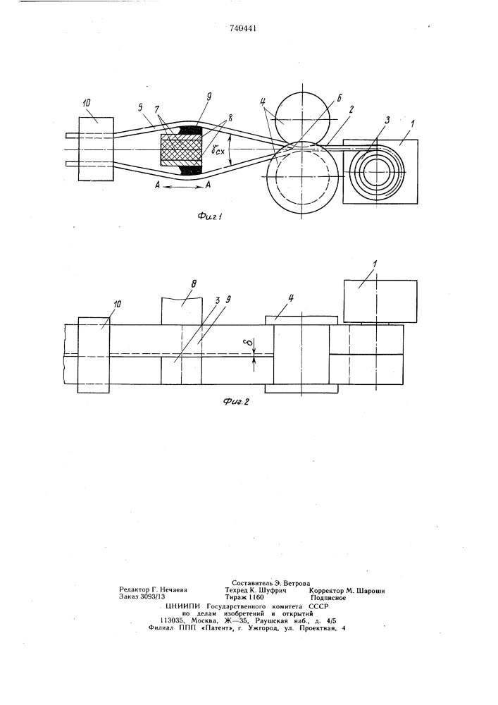 "способ высокочастотной сварки полос внахлестку и установка для его осуществления (патент 740441)