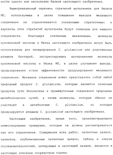 Гены corynebacterium glutamicum, кодирующие белки метаболических путей (патент 2306339)