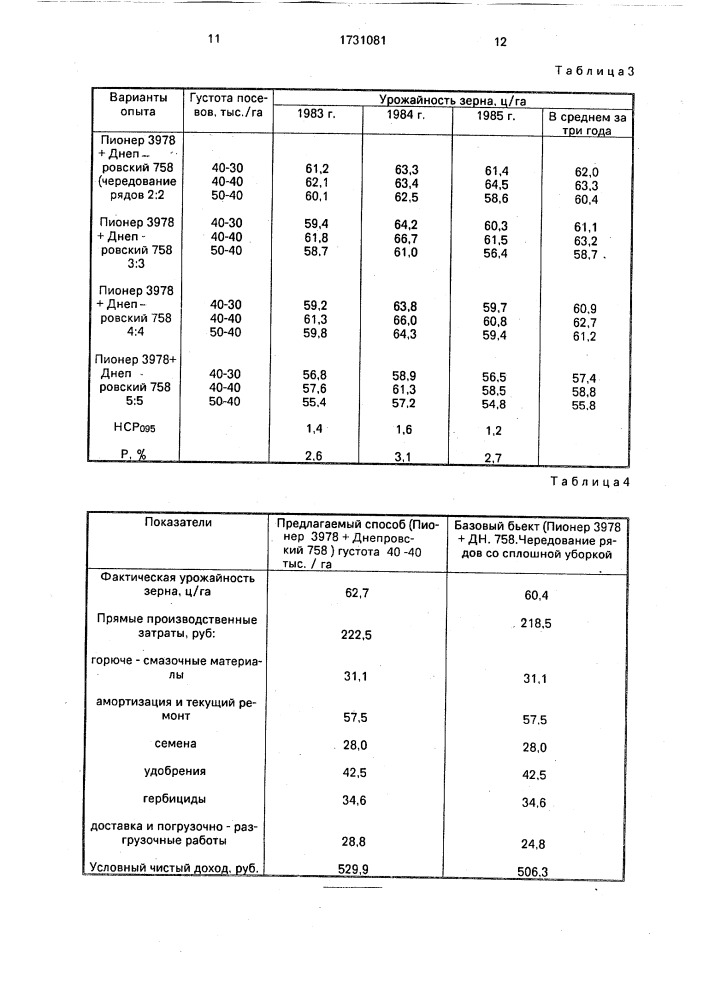 Способ выращивания кукурузы (патент 1731081)