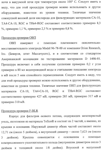 Материалы для водяных фильтров, соответствующие водяные фильтры и способы их использования (патент 2314142)