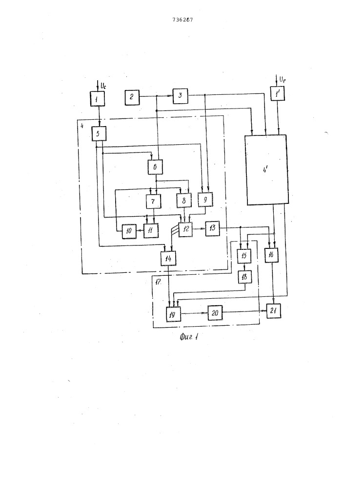 Цифровой синхронизатор (патент 736267)