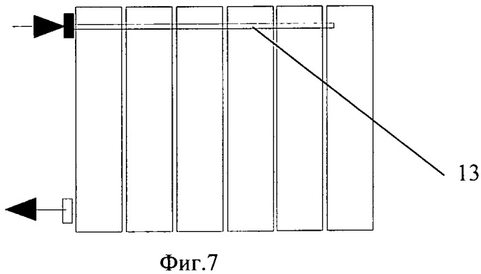 Секционный радиатор водяного отопления и футорка для него (патент 2478884)