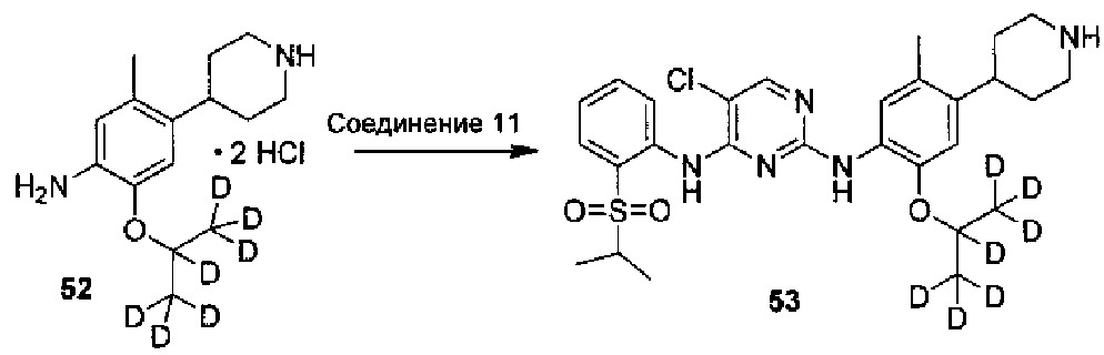 Дейтерированные диаминопиримидиновые соединения и фармацевтические композиции, содержащие такие соединения (патент 2632907)