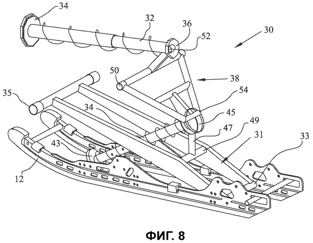 Снегоход и задняя подвеска снегохода (патент 2521894)