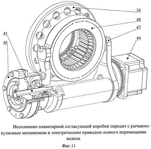 Планетарная согласующая коробка передач (патент 2554715)