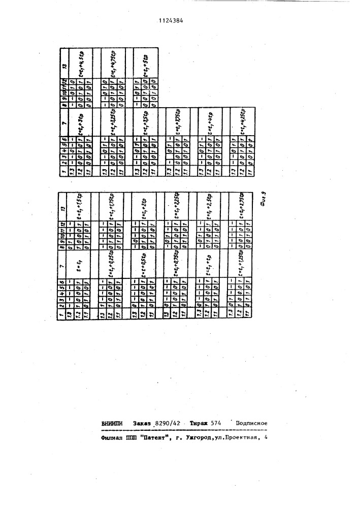 Логическое запоминающее устройство (патент 1124384)