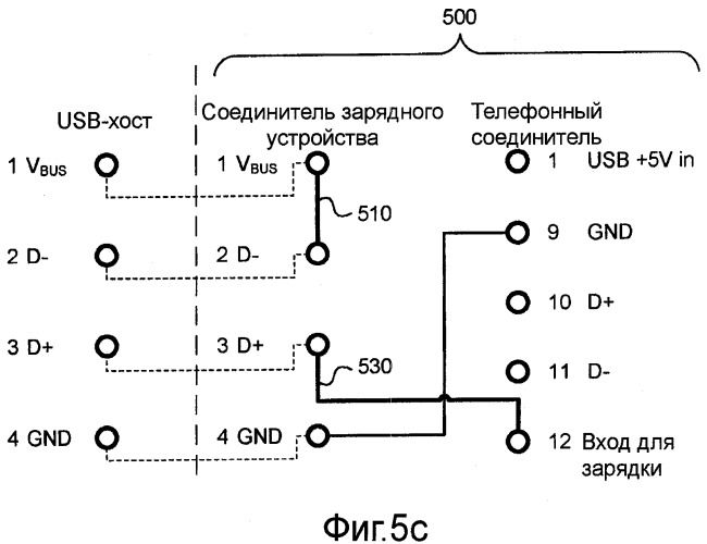 Кабель для зарядки с соединителем типа usb (патент 2416816)