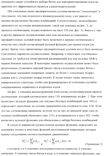 Способ создания набора расширяющих кодов спутниковой навигационной системы (патент 2422992)