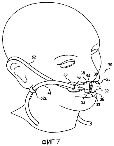Назальный и оральный интерфейс пациента (патент 2447871)