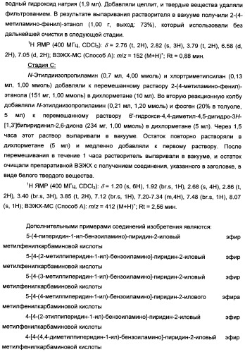 Пиридинилкарбаматы в качестве ингибиторов гормон-чувствительной липазы (патент 2337908)