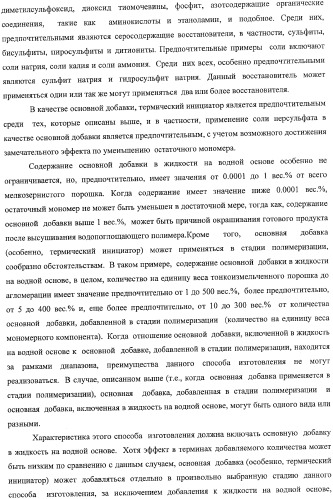 Водопоглощающий материал, водопоглощающее изделие и способ получения водопоглощающего материала (патент 2364611)