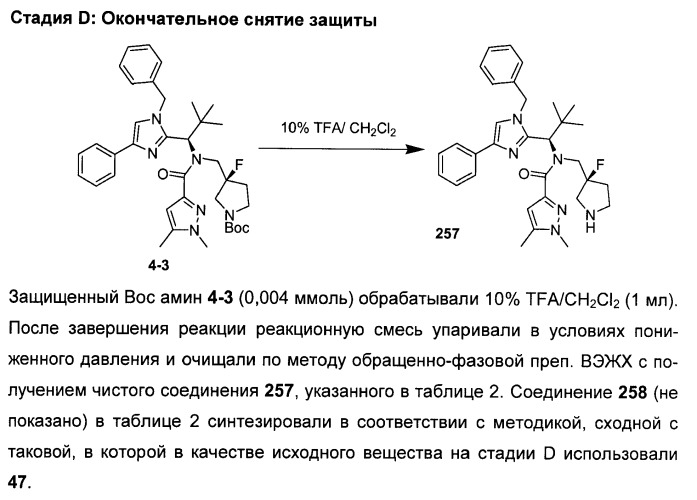 N-(1-(1-бензил-4-фенил-1н-имидазол-2-ил)-2,2-диметилпропил)бензамидные производные и родственные соединения в качестве ингибиторов кинезинового белка веретена (ksp) для лечения рака (патент 2427572)