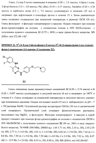 Би-арил-мета-пиримидиновые ингибиторы киназы (патент 2448959)