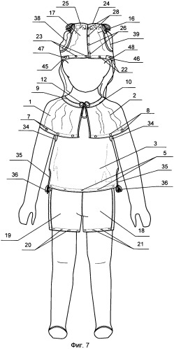 Трансформируемая одежда (патент 2423897)
