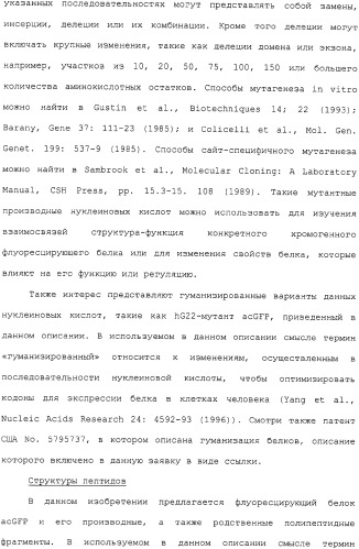 Новые флуоресцирующие белки aequorea coerulscens и способы их применения (патент 2330886)