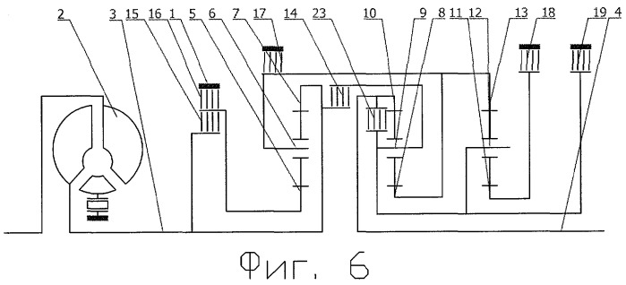 Гидромеханическая коробка передач (патент 2283976)