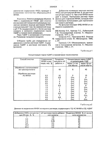 Способ очистки металлических поверхностей (патент 2004628)