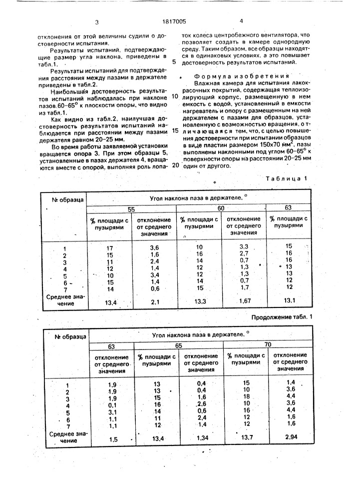 Влажная камера (патент 1817005)