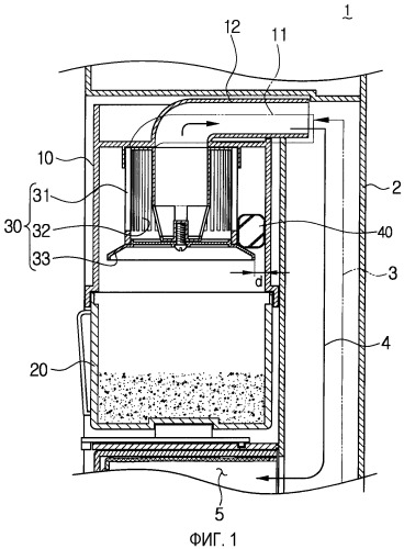 Циклонный пылеуловитель с элементом для предотвращения противотока загрязняющих частиц (патент 2292834)