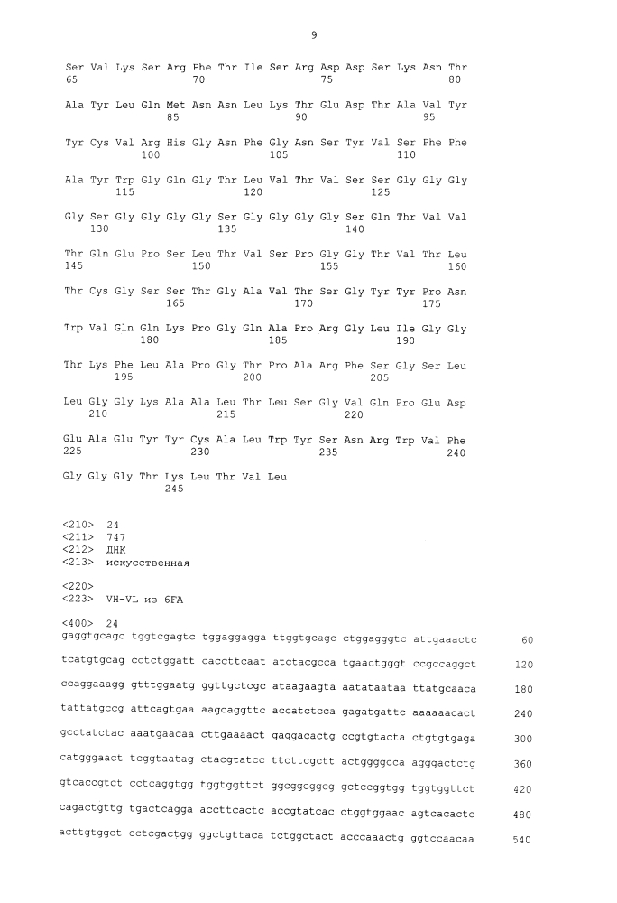 Биспецифическое одноцепочечное антитело к psmaxcd3 с межвидовой специфичностью (патент 2617942)