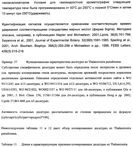 Способ получения полиненасыщенных кислот жирного ряда в трансгенных организмах (патент 2447147)