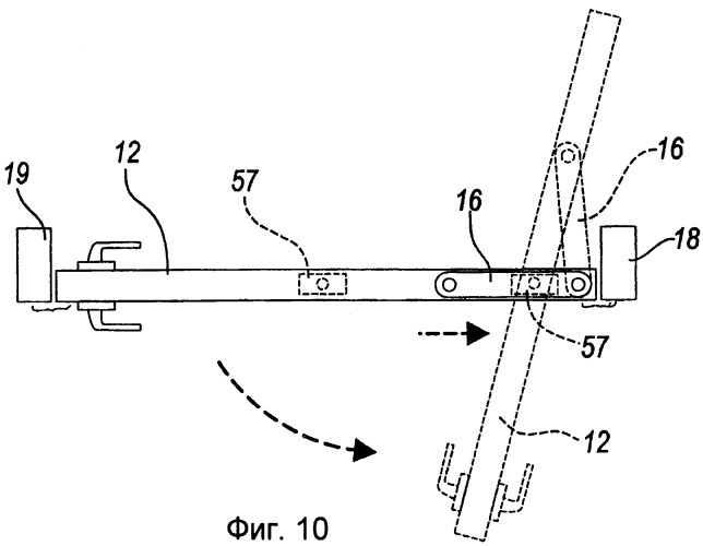 Устройство для установки двери или другого подобного закрывающего элемента с поворотно-скользящим перемещением (патент 2401373)