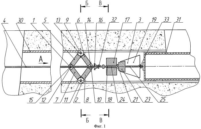 Устройство для бестраншейной замены подземных трубопроводов (патент 2474744)