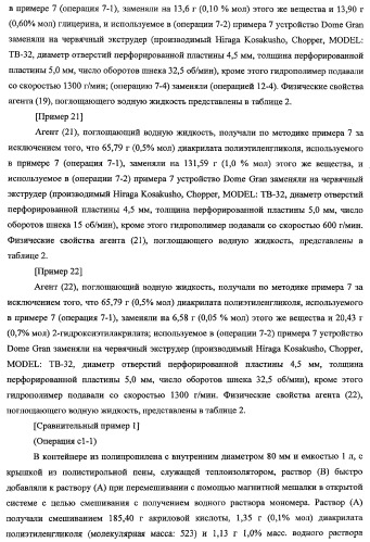 Агент, поглощающий водную жидкость, и способ его получения (патент 2337750)