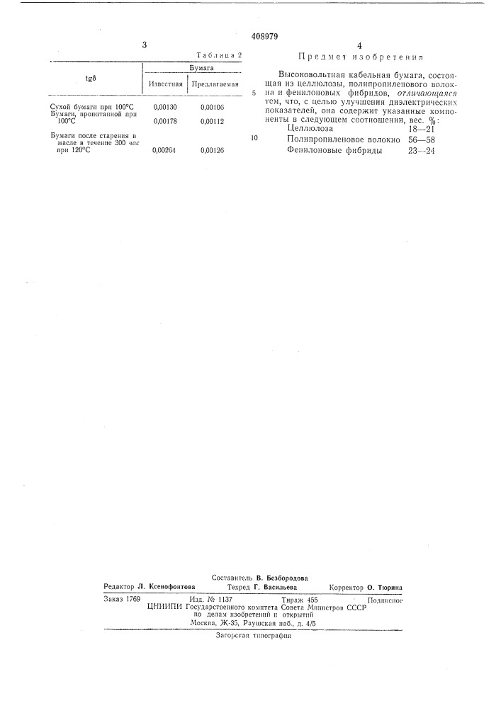 Патент ссср  408979 (патент 408979)