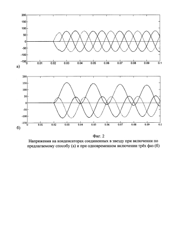 Способ включения конденсаторов (патент 2577769)