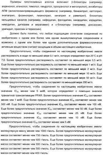 Феноксиуксусные кислоты в качестве активаторов дельта рецепторов ppar (патент 2412935)