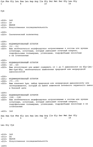 Варианты натрийуретического пептида с-типа (патент 2573911)