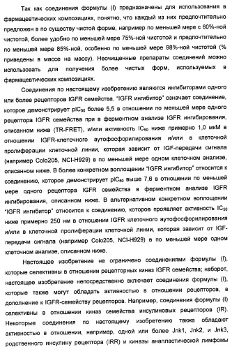 Производные 2-[(2-(фениламино)-1н-пирроло[2,3-d]пиримидин-4-ил)амино]бензамида в качестве ингибиторов igf-1r для лечения рака (патент 2472797)