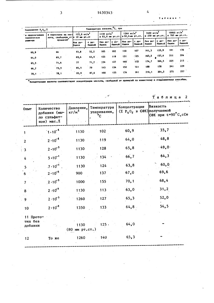 Способ получения суперфосфорной кислоты (патент 1430343)