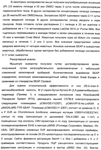 Хиральные диацилгидразиновые лиганды для модуляции экспрессии экзогенных генов с помощью экдизон-рецепторного комплекса (патент 2490253)