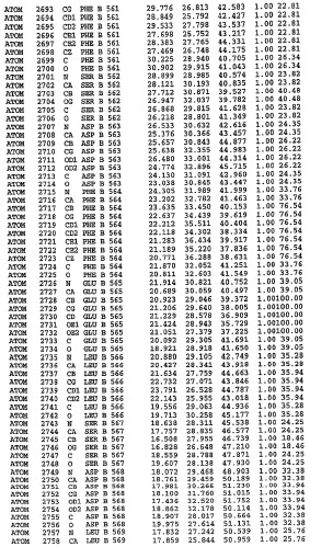 Кристаллическая структура фосфодиэстеразы 5 и ее использование (патент 2301259)