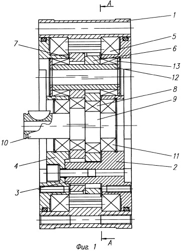Планетарный роликовый редуктор (патент 2258850)