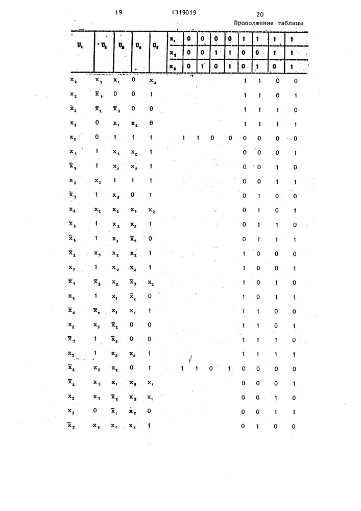 Универсальный логический модуль (патент 1319019)