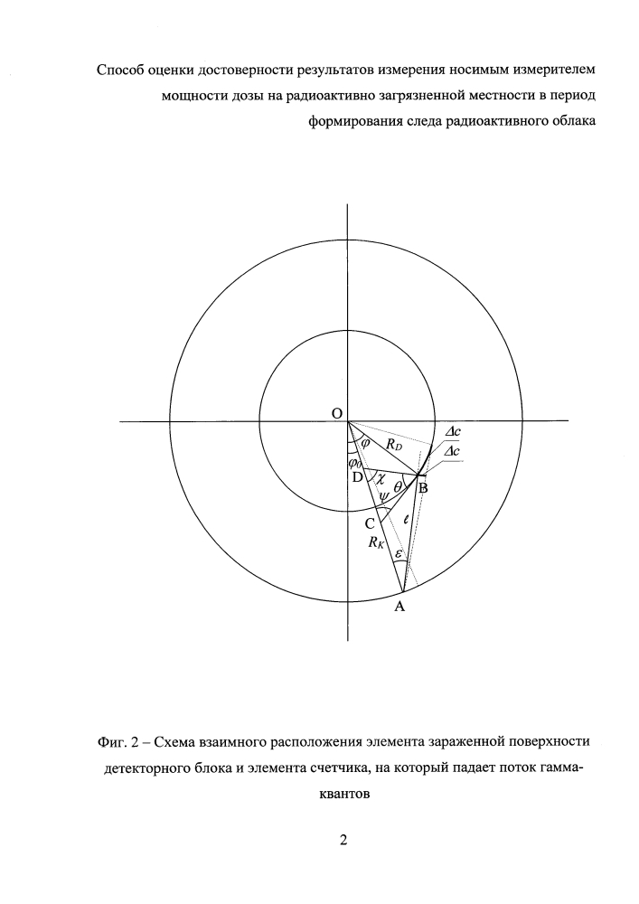 Способ оценки достоверности результатов измерения носимым измерителем мощности дозы на радиоактивно загрязненной местности в период формирования следа радиоактивного облака (патент 2604695)