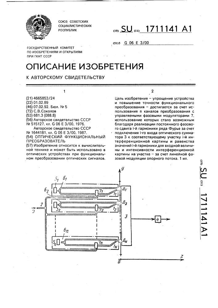 Функциональный преобразователь. Средства измерений с оптическим преобразованием.