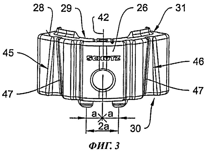 Несущая рама в виде поддона для контейнеров для транспортировки и хранения жидкостей (патент 2524340)
