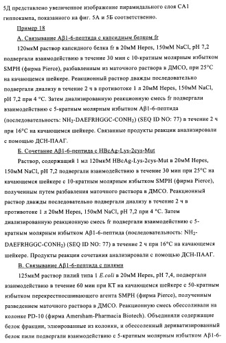 Композиции вакцин, содержащие наборы антигенов в виде амилоида бета 1-6 (патент 2450827)