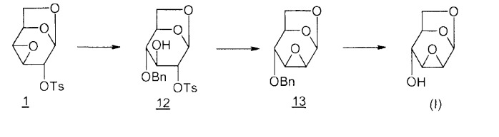 Короткий путь синтеза 1,6:2,3-диангидро-β-d-маннопиранозы (патент 2497829)