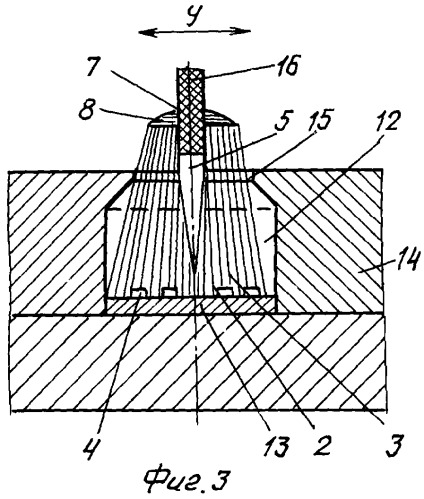 Вента для литейной оснастки и устройство для ее изготовления (патент 2397840)