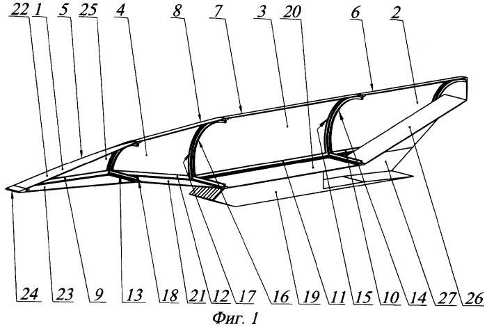 Аэродинамическая модель летательного аппарата с интегрированным воздушно-реактивным двигателем (патент 2370744)