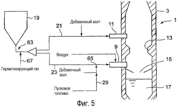 Способ пуска газификатора угля и устройство пуска для него (патент 2434932)